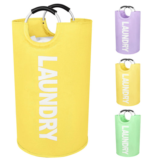 115L Dirty Clothes Basket Yellow